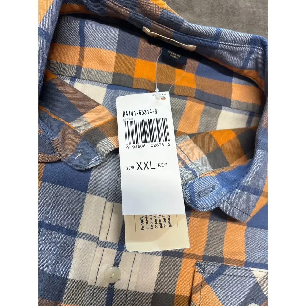 Surf Pendleton Board Shirt Mens Size XXL Plaid Button‎ Up Flannel Cotton